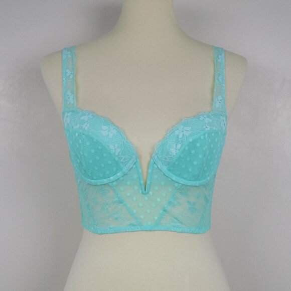 nwt VS very sexy lace bustier corset crop top - Picture 1 of 7
